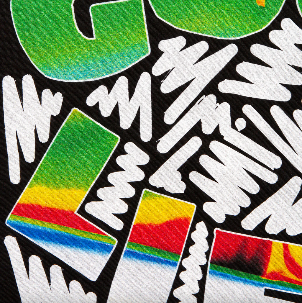 Doodle Good Life Back Print - Tshirt - Black
